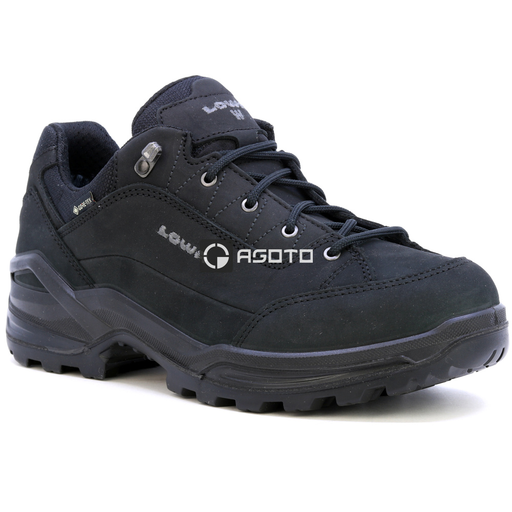 detail LOWA Renegade GTX Lo wide černá pánská outdoor obuv Goretex membrána