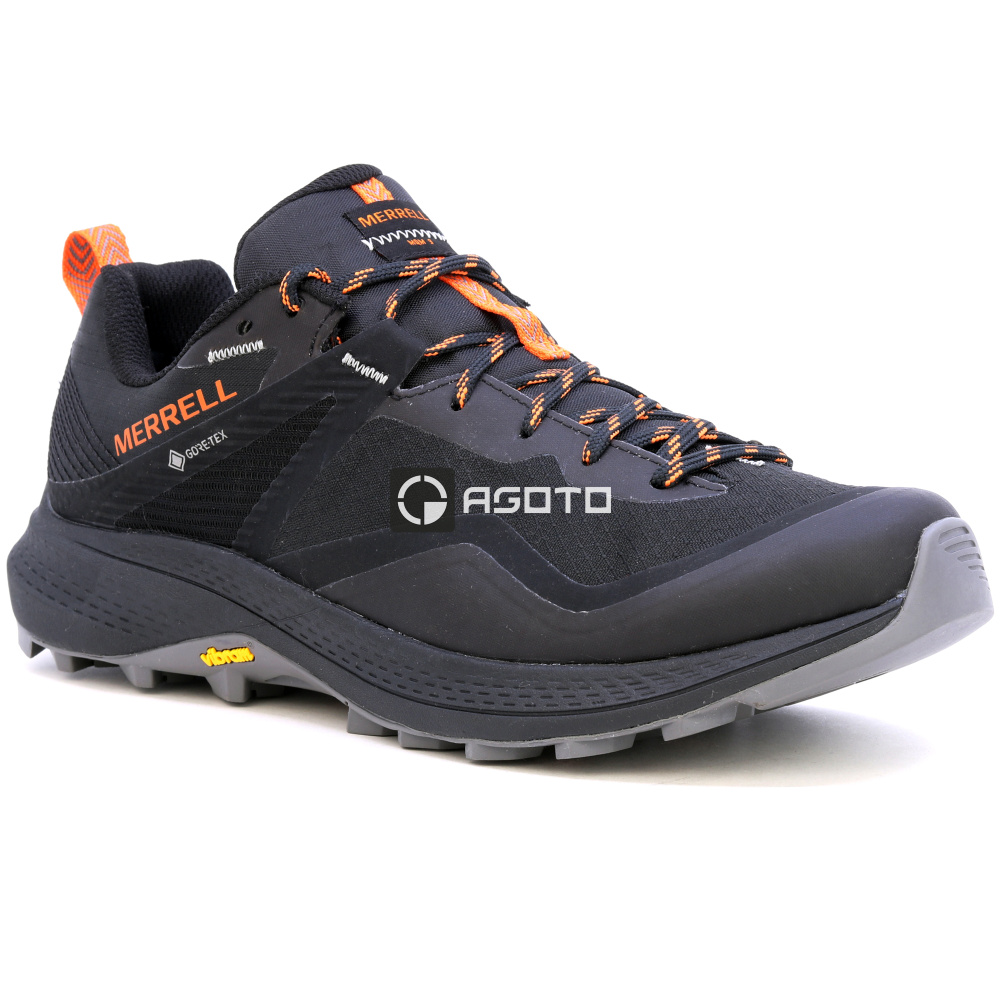 detail MERRELL MQM 3 GTX černá pánská outdoor obuv Gore-Tex® membrána