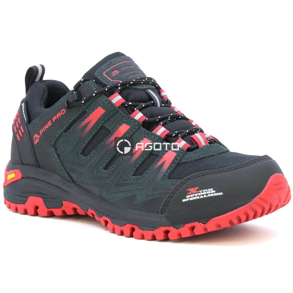 detail ALPINE PRO Rewese černá dámská outdoor obuv PTX membrána