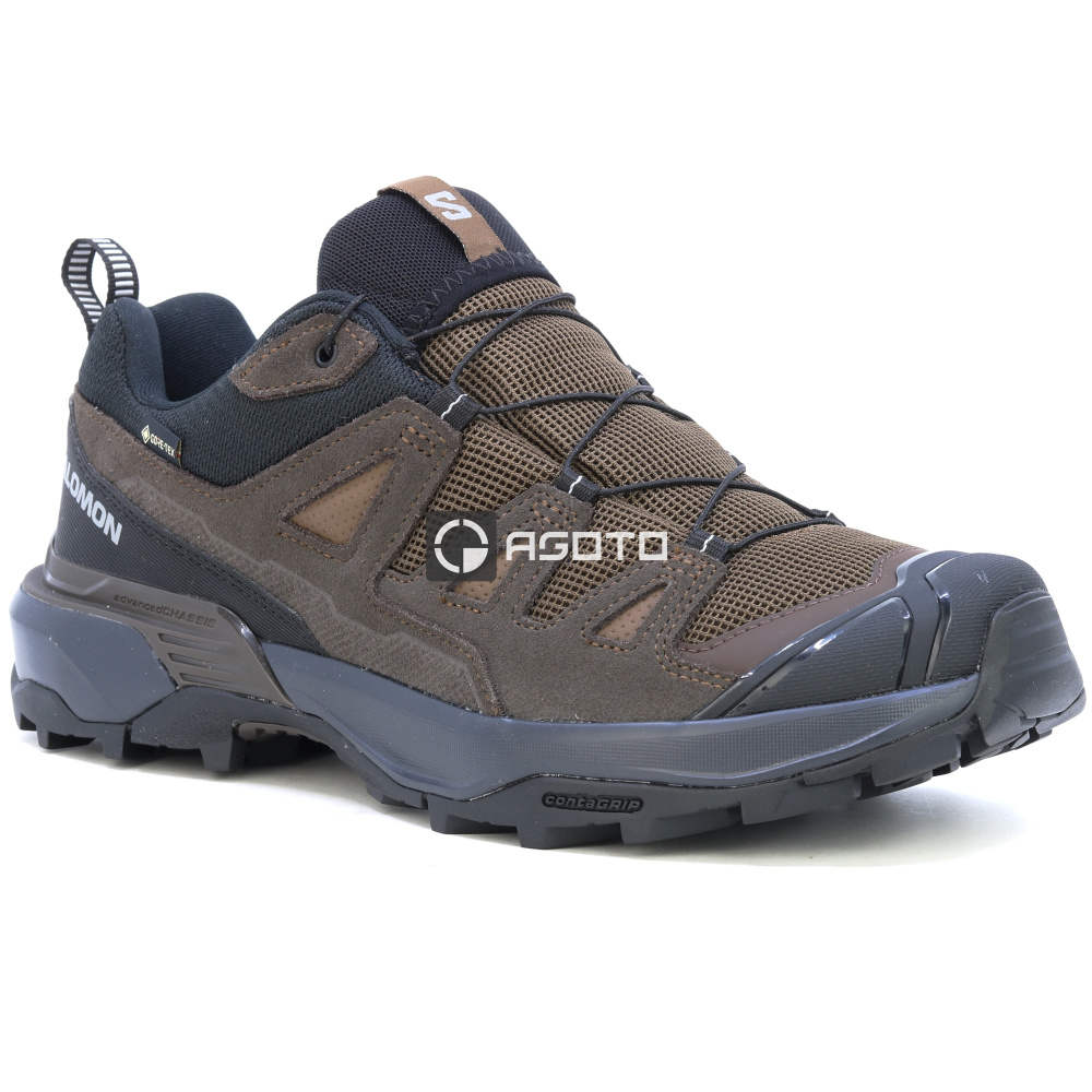 detail SALOMON X ULTRA 360 LTR GTX Dkeart hnědá pánská outdoor obuv Goretex membrána