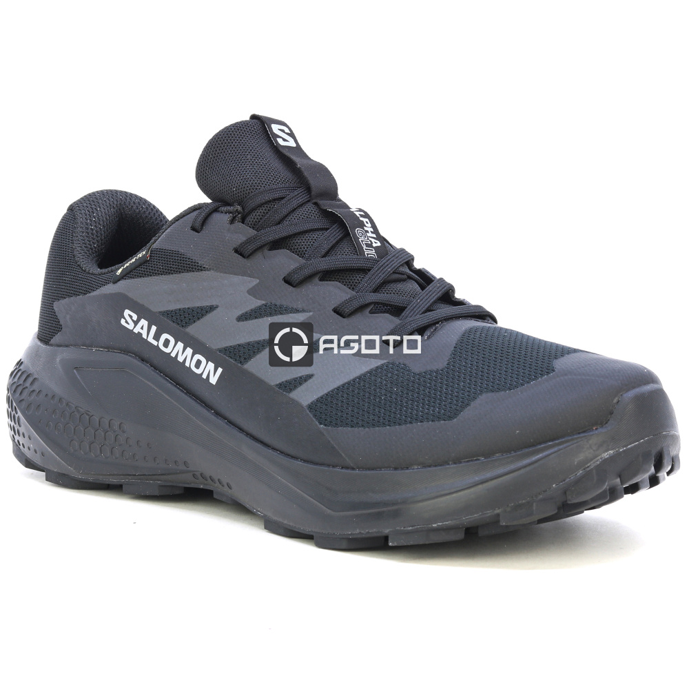 detail SALOMON Alphaglide GTX černá pánská outdoor obuv membrána Gore-Tex®