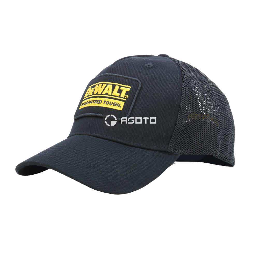 detail DEWALT ORIGINAL Dale baseball černá pánská čepice Trucker Mesh