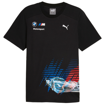 PUMA BMW Motorsport USA Race černé pánské triko 100% Ba