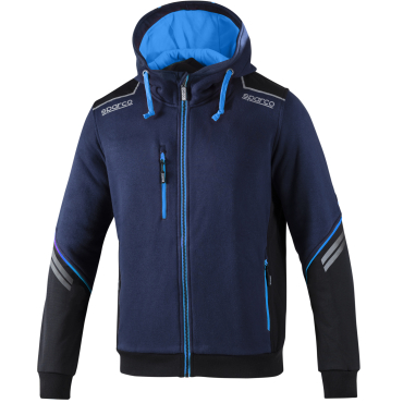 SPARCO Colorado Tech Full Zip modrá pánská mikina/bunda