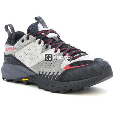 MERRELL Capra 2 Gtx šedá pánská kožená outdoor obuv membrána Gore-Tex®