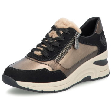 RIEKER N9301-90 černé dámské sneakers